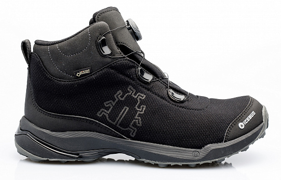 Кроссовки мужские Icebug Detour RB9X GTX Carbon/Black - Фото 1 большая