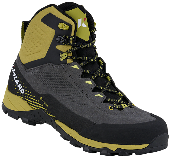Ботинки мужские Kayland Vision Gtx Grey/Lime - Фото 2 большая
