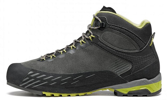 Ботинки мужские Asolo Eldo Mid Lth GV MM Graphite/Green Oasis - Фото 3 большая