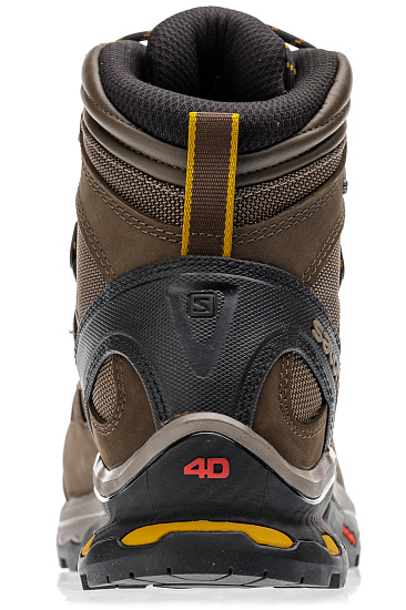 Ботинки мужские Salomon Quest 4D 3 GTX Wren/Bungee Cord/Green Sulphur - Фото 3 большая