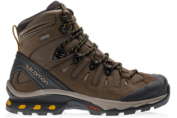 Ботинки мужские Salomon Quest 4D 3 GTX Wren/Bungee Cord/Green Sulphur - Фото 1 большая