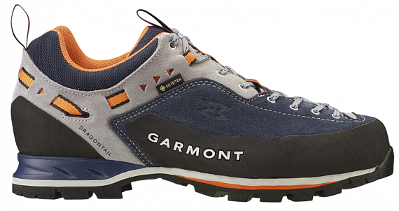 Ботинки мужские Garmont Dragontail MNT Gtx Dark Blue/Orange - Фото 1 большая