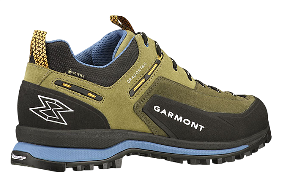 Ботинки мужские Garmont Dragontail Tech Gtx Olive Green/Blue - Фото 2 большая