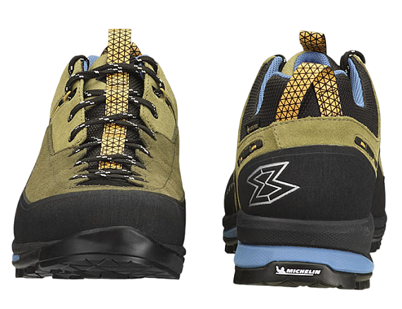 Ботинки мужские Garmont Dragontail Tech Gtx Olive Green/Blue - Фото 4 большая