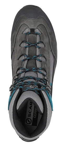 Ботинки мужские Scarpa Kailash Lite GTX Gray/Shark/Lake Blue - Фото 4 большая