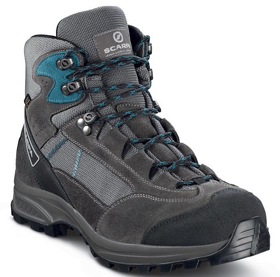 Ботинки мужские Scarpa Kailash Lite GTX Gray/Shark/Lake Blue - Фото 7 большая