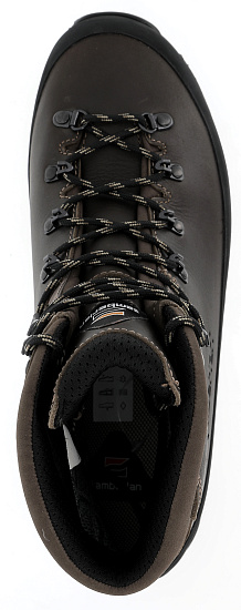 Ботинки мужские Zamberlan 971 Guide Lux Gtx RR CF Waxed Dk Brown - Фото 2 большая