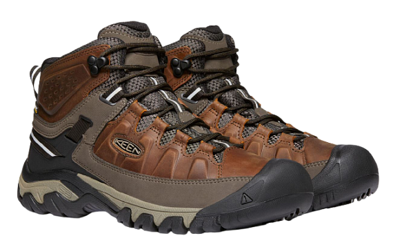 Ботинки мужские Keen Targhee III Mid WP Chestnut/Mulch - Фото 7 большая
