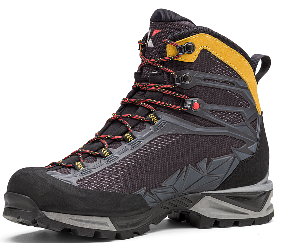 Ботинки мужские Kayland Rocket Gtx Black/Yellow - Фото 2 большая
