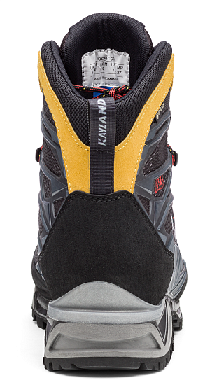 Ботинки мужские Kayland Rocket Gtx Black/Yellow - Фото 4 большая