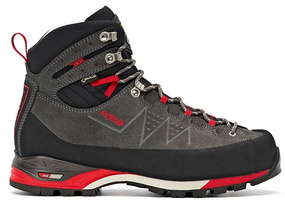 Ботинки Asolo Backpacking Traverse GV Graphite/Red - Фото 2 большая