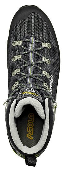 Ботинки Asolo Backpacking Corax GV Black/Green Lime - Фото 6 большая