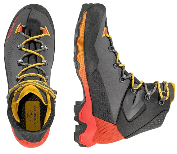 Ботинки мужские La Sportiva Aequilibrium Trek Gtx Carbon/Yellow - Фото 3 большая