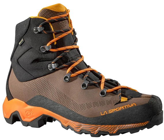 Ботинки мужские La Sportiva Aequilibrium Trek Gtx Chocolate/Papaya - Фото 2 большая