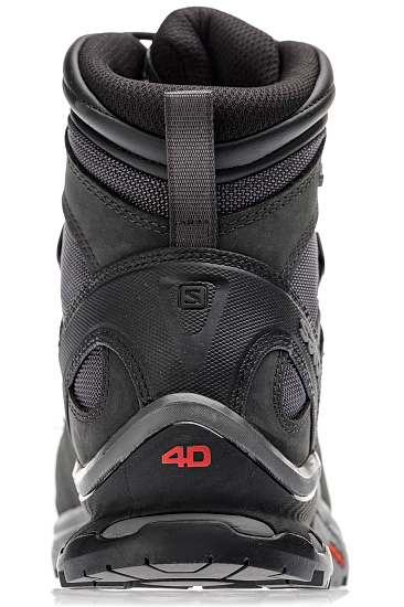 Ботинки мужские Salomon Quest 4D 3 GTX Phantom/Black/Quiet Shade - Фото 3 большая