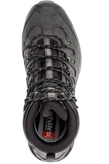Ботинки мужские Salomon Quest 4D 3 GTX Phantom/Black/Quiet Shade - Фото 4 большая
