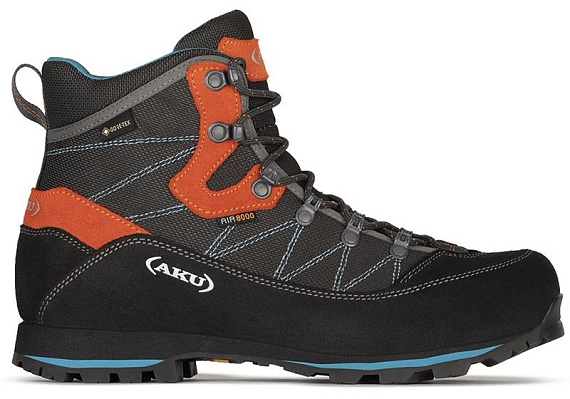 Ботинки мужские AKU Trekker Lite III Gtx Dark Grey/Orange - Фото 2 большая