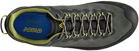 Ботинки мужские Asolo Eldo Lth GV MM Graphite/Green Oasis - Фото 2 большая