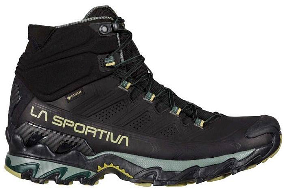 Ботинки мужские La Sportiva Ultra Raptor II Mid Leather Gtx Black/Cedar - Фото 1 большая