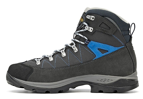 Ботинки мужские Asolo Hiking Finder GV Graphite/Gunmetal/Sporty Blue - Фото 2 большая