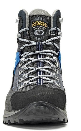 Ботинки мужские Asolo Hiking Finder GV Graphite/Gunmetal/Sporty Blue - Фото 5 большая