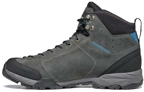 Ботинки мужские Scarpa Mojito Hike GTX Shark/Lake Blue - Фото 4 большая