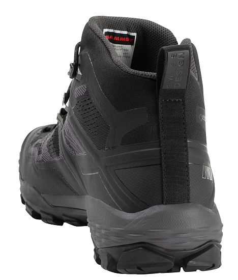 Ботинки мужские Mammut Ducan Mid Gtx Black/Dark Titanium - Фото 4 большая