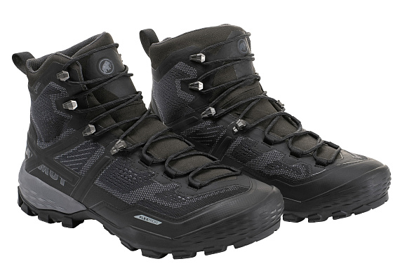 Ботинки мужские Mammut Ducan High GTX Black/Black - Фото 6 большая