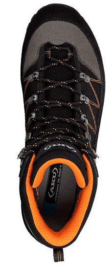Ботинки мужские AKU Trekker Lite III Wide Gtx Black/Orange - Фото 3 большая