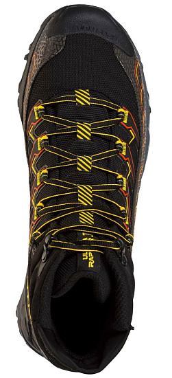 Ботинки мужские La Sportiva Ultra Raptor II Mid Gtx Black/Yellow - Фото 3 большая
