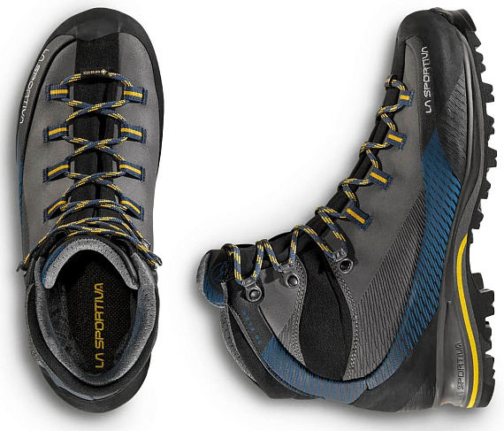 Ботинки мужские La Sportiva Trango Trk Leather Gtx Carbon/Alpine - Фото 3 большая