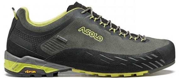 Ботинки мужские Asolo Eldo Lth GV MM Graphite/Green Oasis - Фото 2 большая