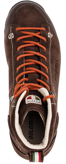 Ботинки мужские Dolomite Cinquantaquattro Hike Gtx Dark Brown/Red - Фото 3 большая