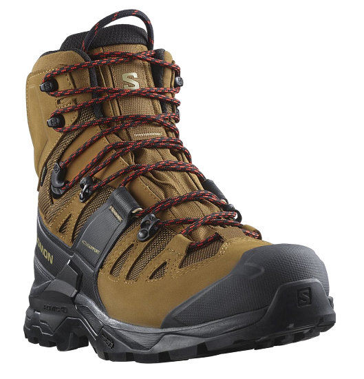 Ботинки мужские Salomon Quest 4 Gtx Rubber/Black/Fiery Red - Фото 3 большая