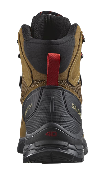 Ботинки мужские Salomon Quest 4 Gtx Rubber/Black/Fiery Red - Фото 5 большая