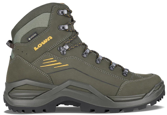 Ботинки мужские Lowa Renegade Evo Gtx Mid Oliv/Senf - Фото 1 большая