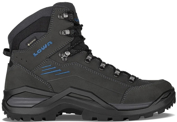 Ботинки мужские Lowa Renegade Evo Gtx Mid W Anthrazit/Stahlblau - Фото 1 большая