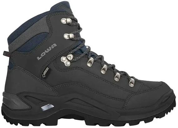 Ботинки мужские Lowa Renegade Gtx Mid Dunkelgrau - Фото 1 большая