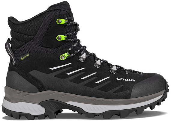 Ботинки мужские Lowa Randir Gtx Mid Black/Grey - Фото 1 большая
