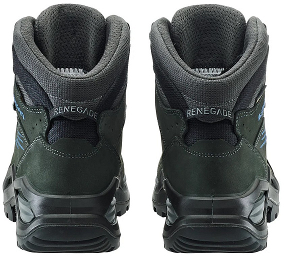 Ботинки мужские Lowa Renegade Evo Gtx Mid Anthracite/Steelblue - Фото 3 большая
