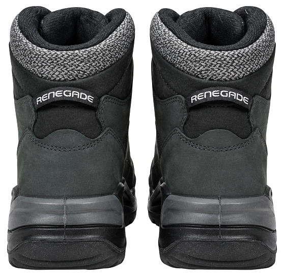 Ботинки мужские Lowa Renegade Warm Gtx Mid Black/Grey - Фото 3 большая