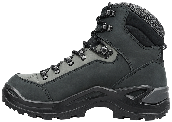 Ботинки мужские Lowa Renegade Warm Gtx Mid Black/Grey - Фото 6 большая