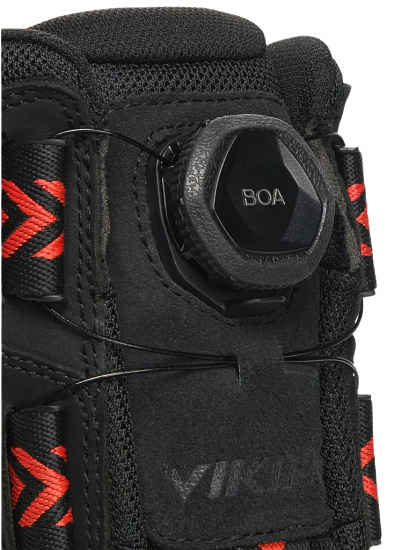 Ботинки мужские Viking Villrein High Gtx Boa Black/Red - Фото 4 большая