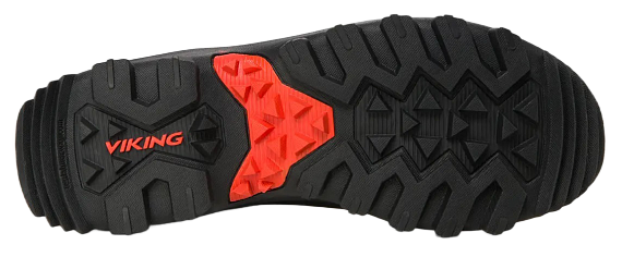 Ботинки мужские Viking Villrein High Gtx Boa Black/Red - Фото 5 большая