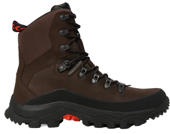 Ботинки мужские Viking Villrein High Gtx Dark Brown/Red - Фото 5 большая