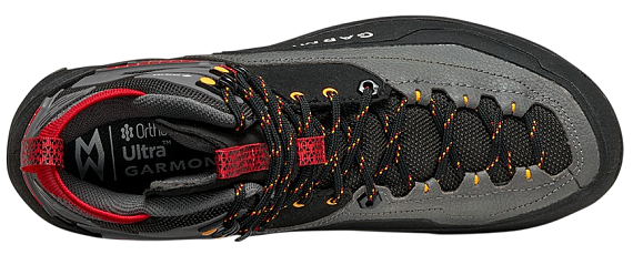 Ботинки мужские Garmont Akron Mid Gtx Black/Garmont Orange - Фото 2 большая