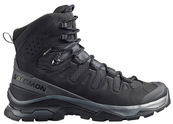 Ботинки мужские Salomon Quest 5 Gtx Asphalt/Black/Asphalt - Фото 1 большая