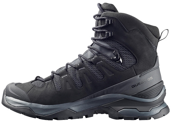 Ботинки мужские Salomon Quest 5 Gtx Asphalt/Black/Asphalt - Фото 3 большая