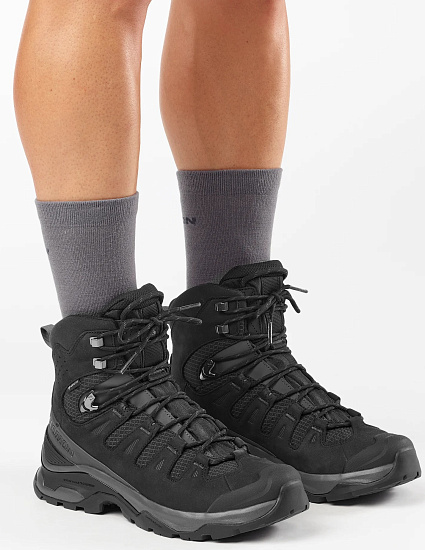 Ботинки мужские Salomon Quest 5 Gtx Asphalt/Black/Asphalt - Фото 4 большая