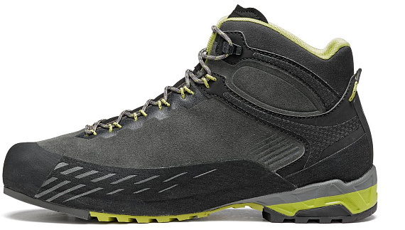Ботинки мужские Asolo Eldo Mid Lth GV MM Graphite/Green Oasis - Фото 4 большая